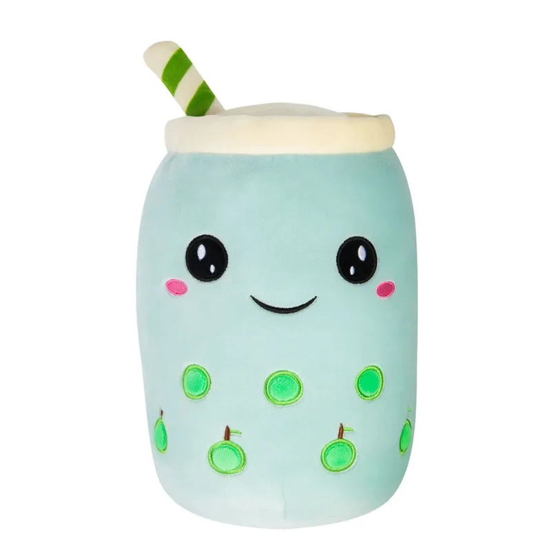 Λούτρινο Pms Boba Bubble Tea Green Apple Γαλάζιο 30cm