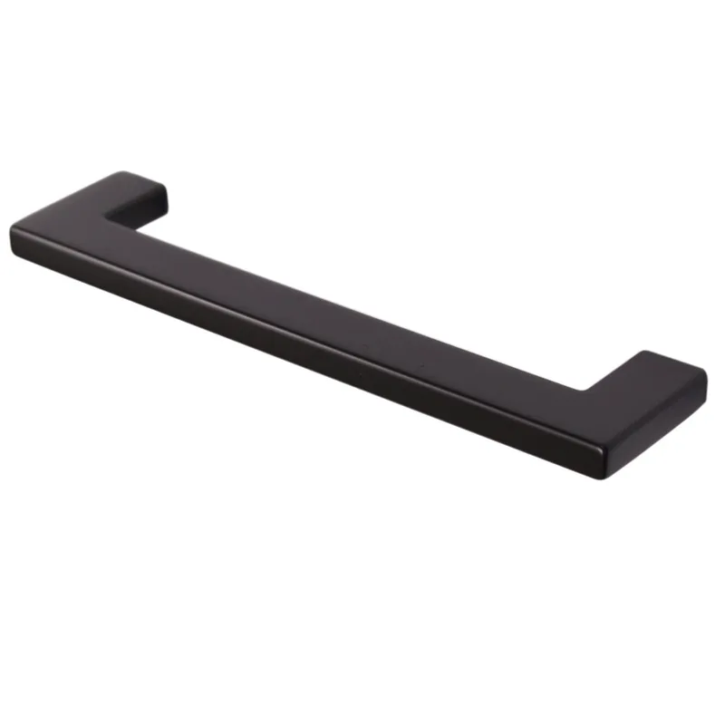 Λαβές Επίπλων Furnipart σειρά Flat 512860 Μαύρο ματ Μασίφ (σε 12.8cm ή 19.2cm ή 25.6cm ή 44.8cm) (Μαύρο Ματ) (Μήκος 20.5cm (κέντρα 19.2cm))