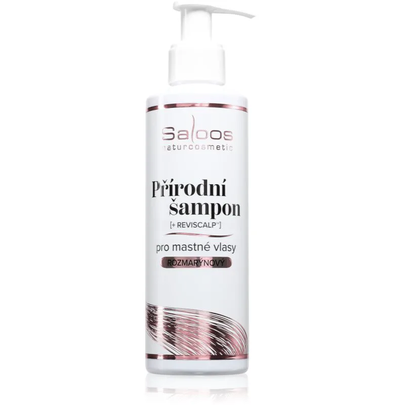 Saloos Natural Shampoo φυσικό σαμπουάν για λιπαρά μαλλιά 200 ml