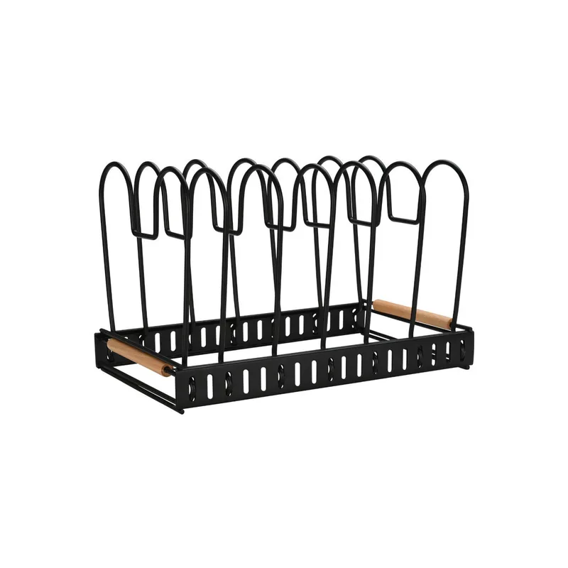 Θήκη Με Διαχωριστικά Bamboo-Μεταλλική Μαύρη 30,5x17,7x19εκ. Essentials Estia 01-29890 (Υλικό: Μεταλλικό, Χρώμα: Μαύρο) - estia - 01-29890