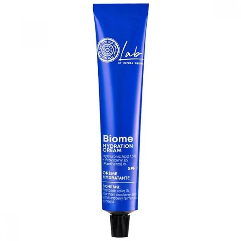 Natura Siberica Lab Biome Hydration Face Cream Spf30 Ενυδατική Κρέμα Προσώπου Υψηλής Αντηλιακής Προστασίας με Υαλουρονικό Οξύ & Πανθενόλη 50ml