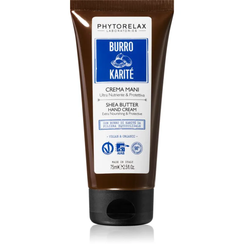 Phytorelax Laboratories Shea Butter θρεπτική κρέμα για τα χέρια με βούτυρο καριτέ 75 ml