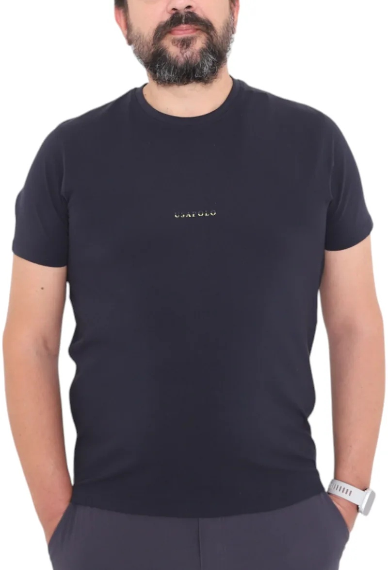 Μπλούζα Κοντομάνικη USA POLO CLUB Sleeve T-Shirt HSS25344-NAVY Ανδρικό