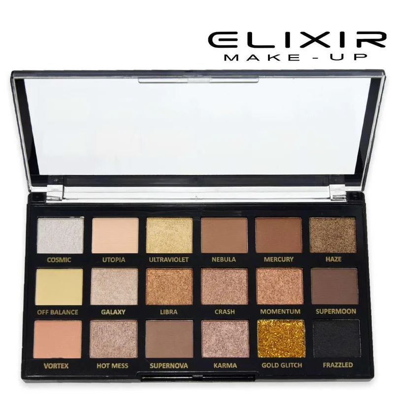 Elixir palette eye shadow pro mod.d 18 colors