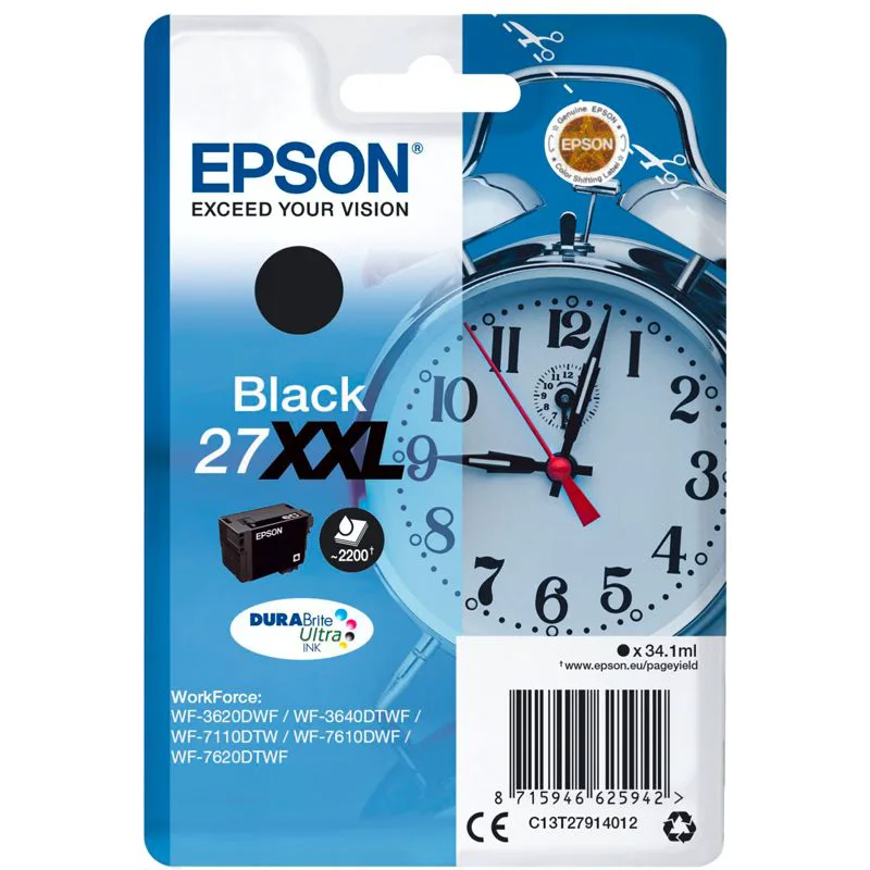 Epson DURABrite Ultra Ink 27 XXL ink cartridge black T 2791