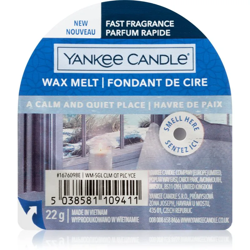 Yankee Candle A Calm & Quiet Place κερί για αρωματική λάμπα 22 γρ