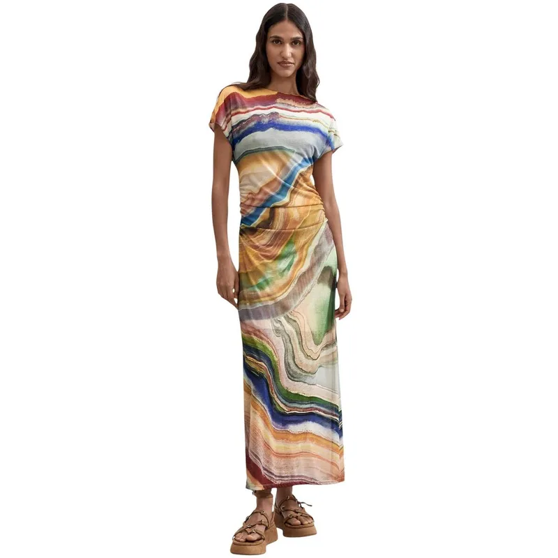 Μακριά Φορέματα Desigual VEST_ZAGREB 26WWVK36