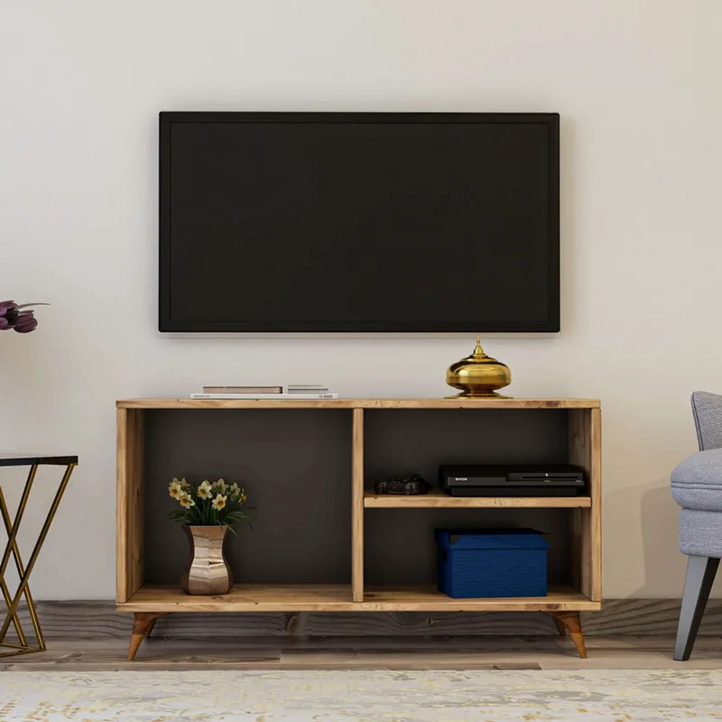 Έπιπλο Τηλεόρασης Zisino - Pine 854Kln3011 (120x30x50 cm)