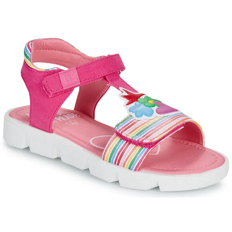 Σανδάλια χωρίς τακούνι Agatha Ruiz de la Prada SMILEY