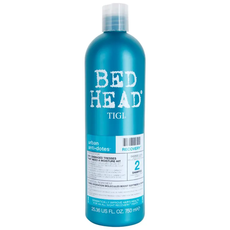 TIGI Bed Head Urban Antidotes Recovery σαμπουάν για ξηρά και κατεστραμμένα μαλλιά 750 ml