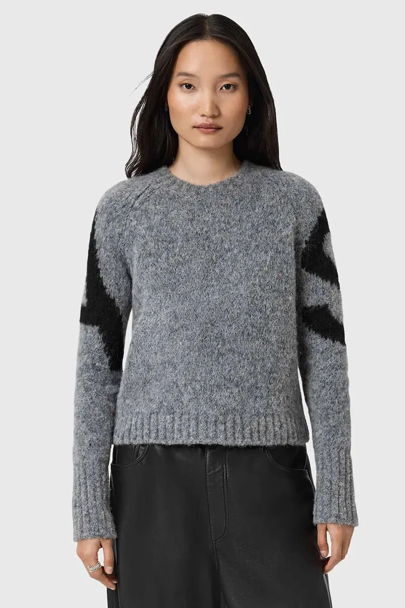 AllSaints Πουλόβερ με προσθήκη αλπακά AllSaints