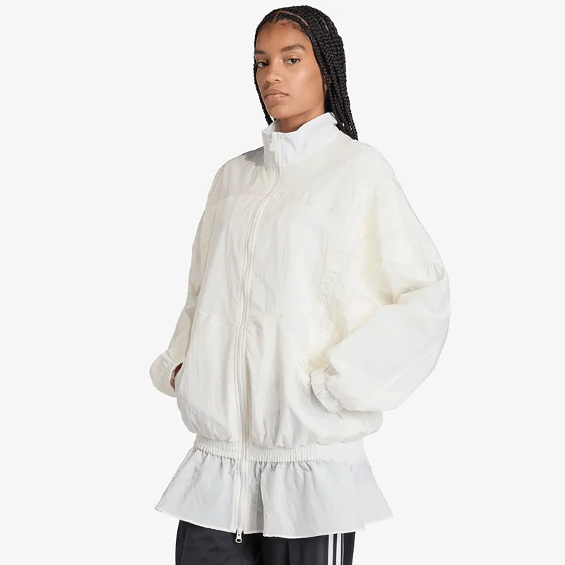 Φούτερ adidas Santiago Woven Track Top Off White L