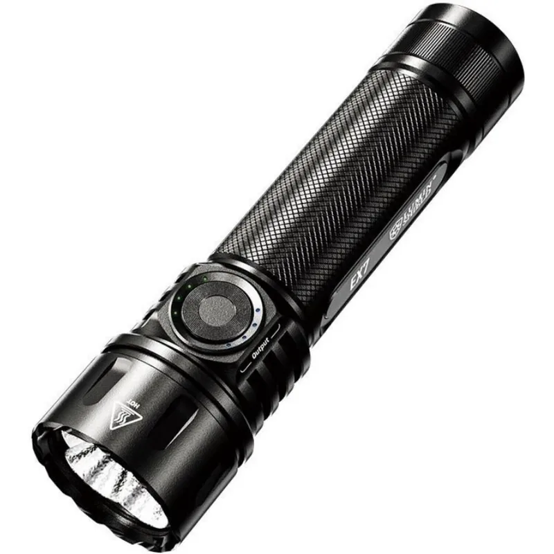 Φακός Nitecore EX7 Ανθεκτικός Αδιάβροχος Επαναφορτιζόμενος LED 6000 Lumens Μπαταρία 5.500 mAh - Black (6952506409563)
