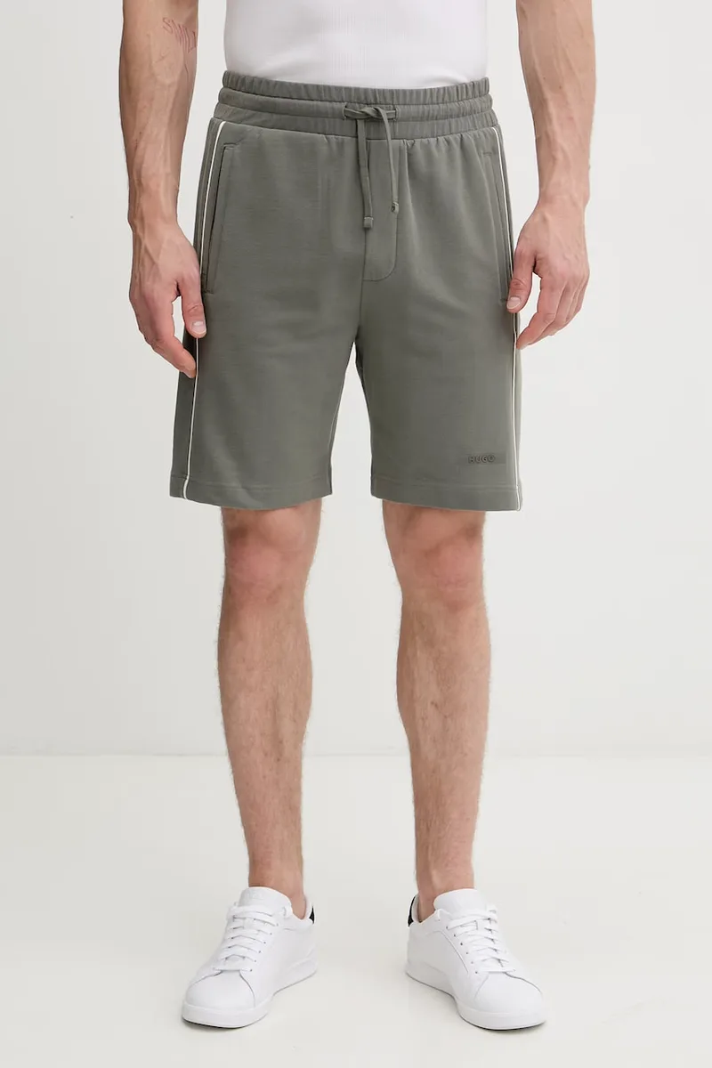 HUGO σορτς επίσημα Ανδρικά βαμβάκι με ελαστάν PALO SHORTS