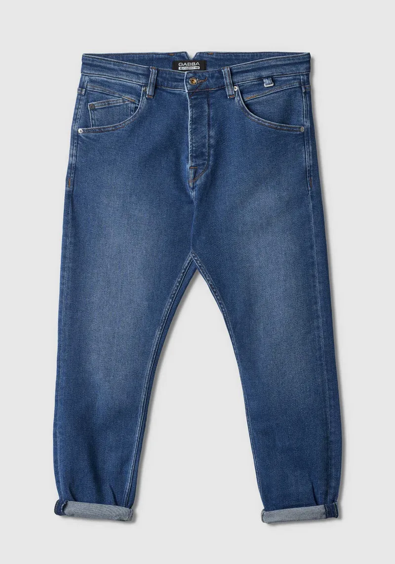 GABBA Jean Παντελόνι της σειράς Alex K4773 - 10671 5003 Dark Blue Denim
