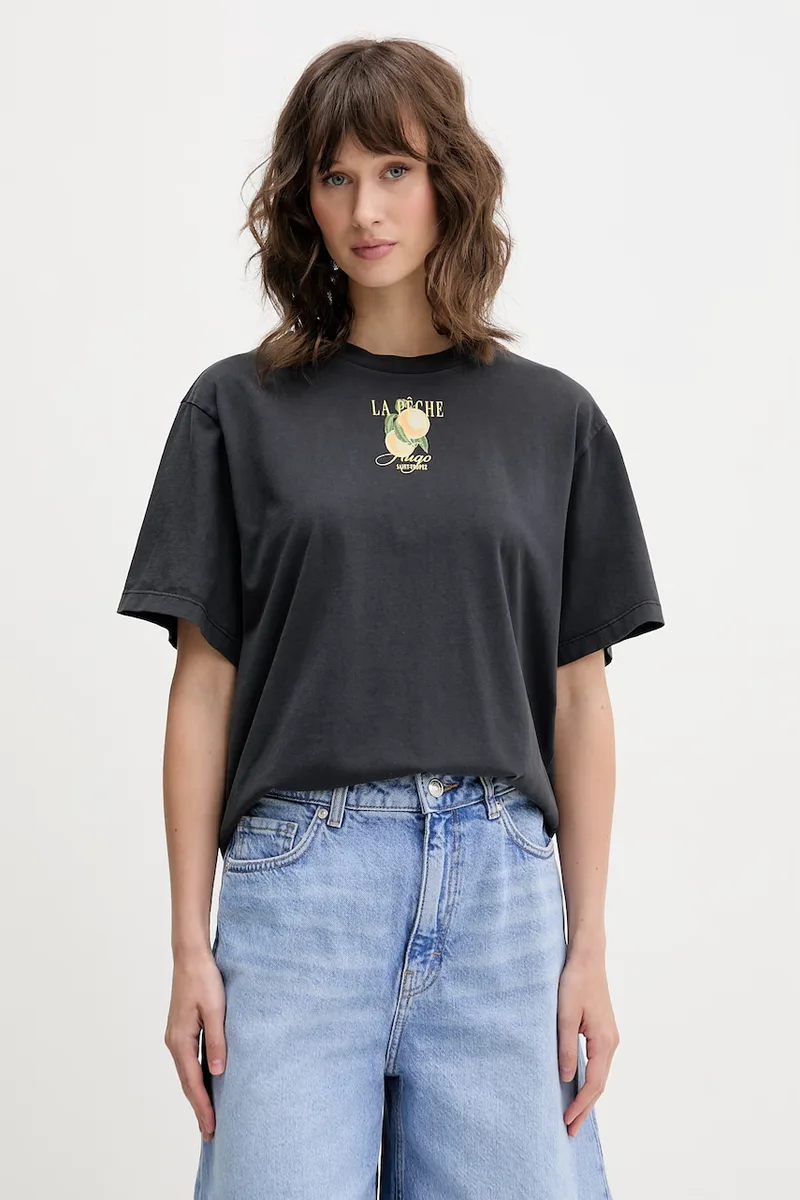 HUGO t-shirt γυναικείο βαμβακερό Vintage Tee_24