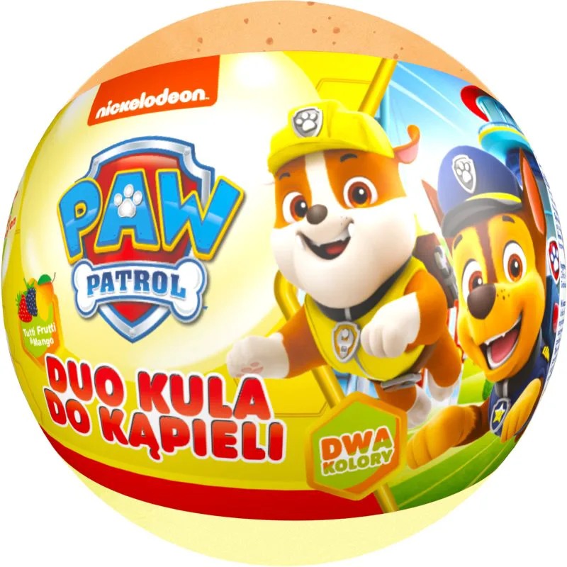 Nickelodeon Paw Patrol Bath Bomb Duo βόμβα μπάνιου Tutti Frutti & Mango 100 γρ