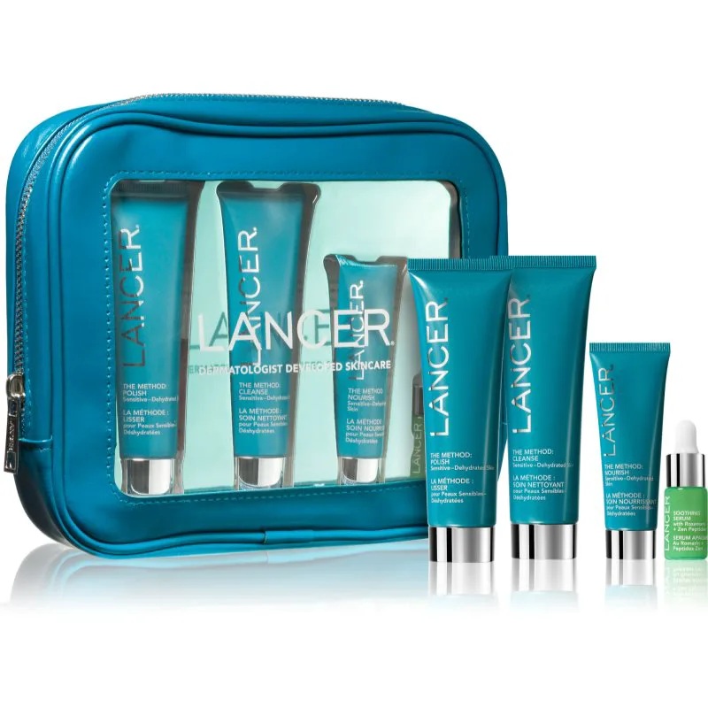 LANCER THE METHOD SENSITIVE-DEHYDRATED SKIN σετ ταξιδιού για αφυδατωμένη επιδερμίδα