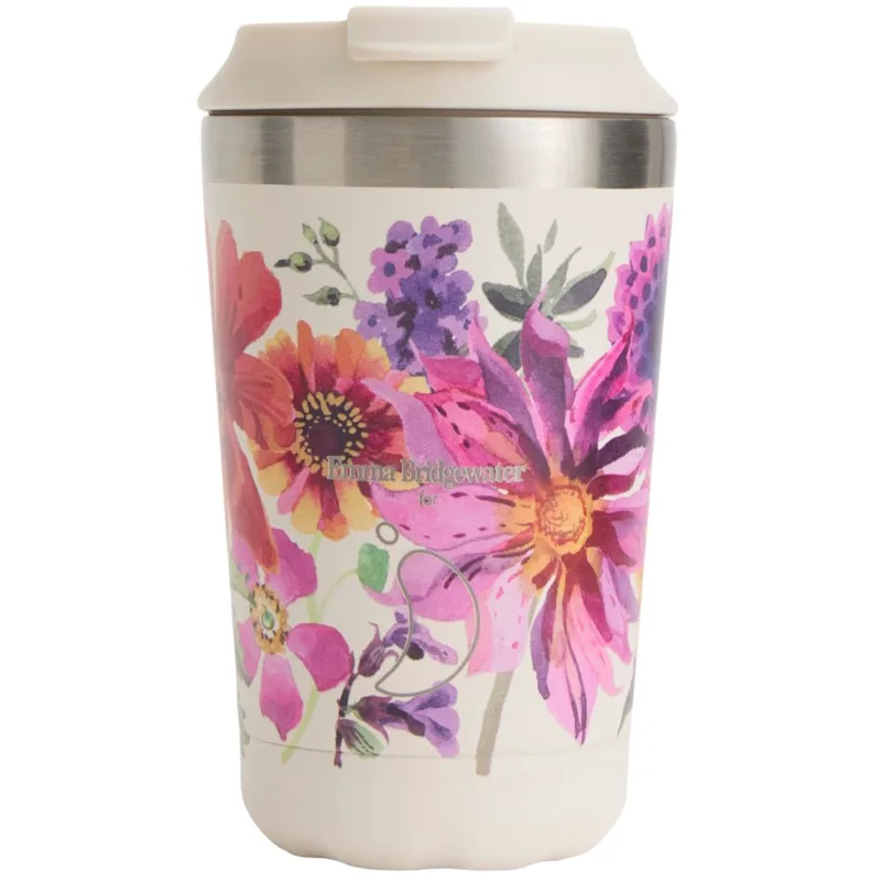 Chilly's Emma Bridgewater Coffee Cup Ανοξείδωτη Κούπα Θερμός για Ροφήματα 340ml - Garden Flowers