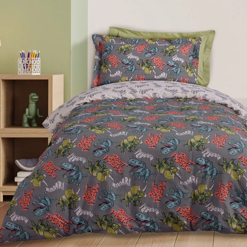 Σεντόνια Μονά Σετ Das Home Dino 4931 Grey
