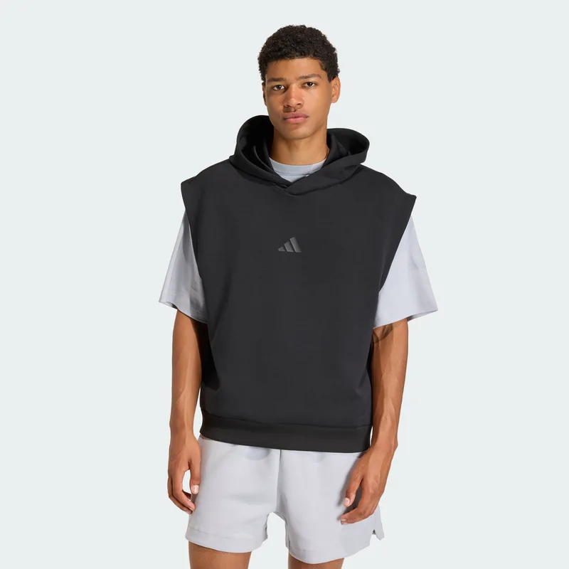 adidas sportswear M Soft Lux Hooded Vest (9000259495_1469)