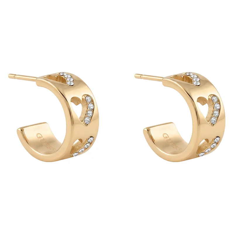 Σκουλαρίκια Guess JUBE06 085JW Χρυσό