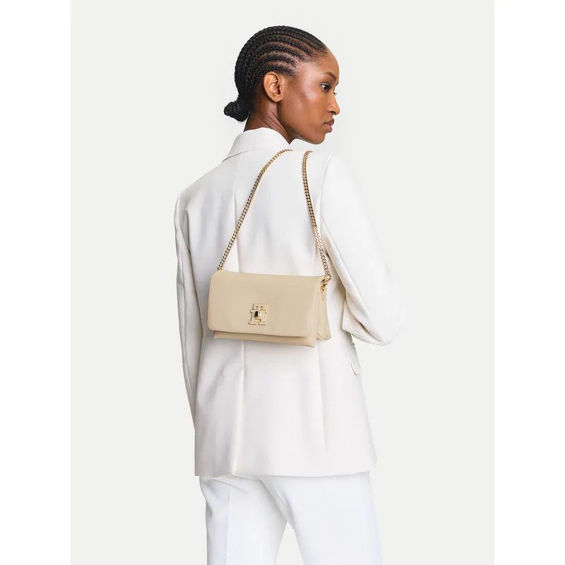 Τσάντα Tommy Hilfiger AW0AW17462 Μπεζ