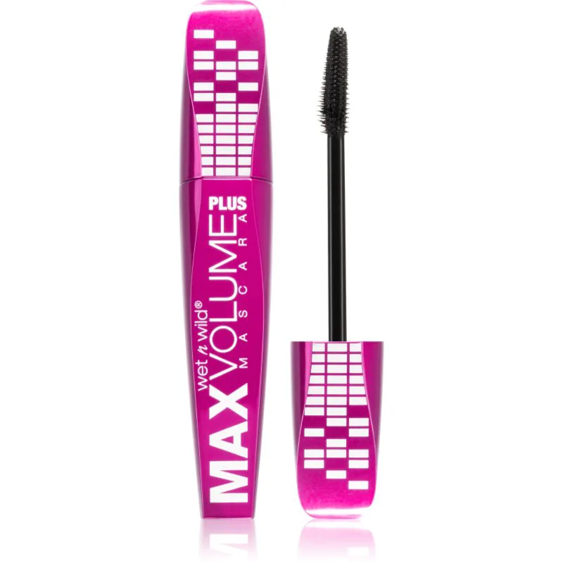 Wet n Wild Max Volume Plus μάσκαρα για μέγιστο όγκο απόχρωση Black 8 ml