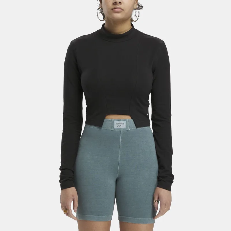 Reebok Classic Γυναικεία Cropped Μπλούζα με Μακρύ Μανίκι (9000156602_1469)