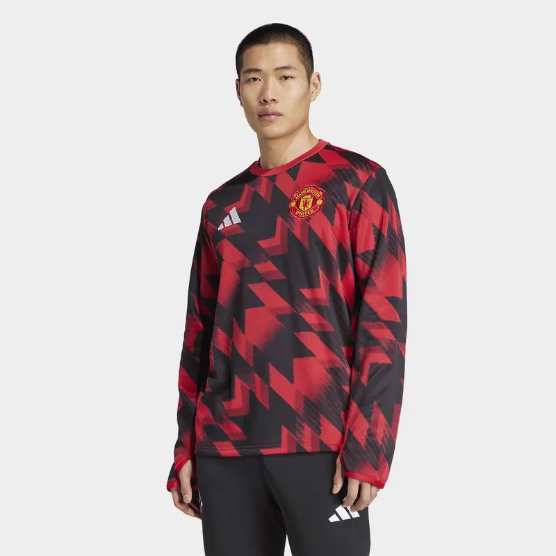 adidas Manchester United FC 25/26 Pre-Match Ανδρική Ποδοσφαιρική Φανέλα (9000250886_77034)
