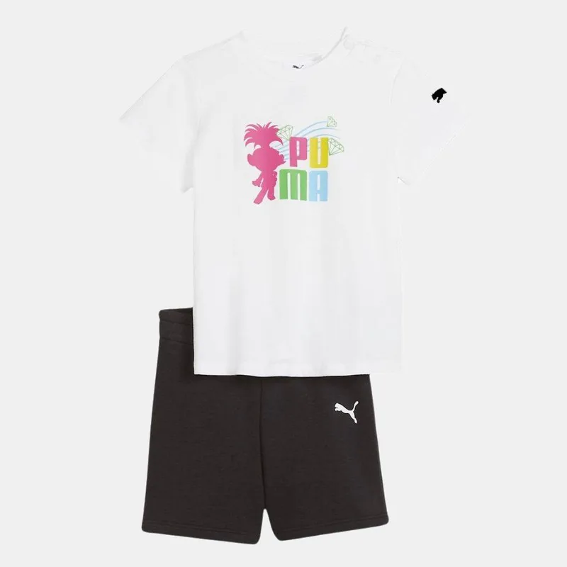 Puma X Trolls Minicat Tee & Shorts Set (9000171079_22505)