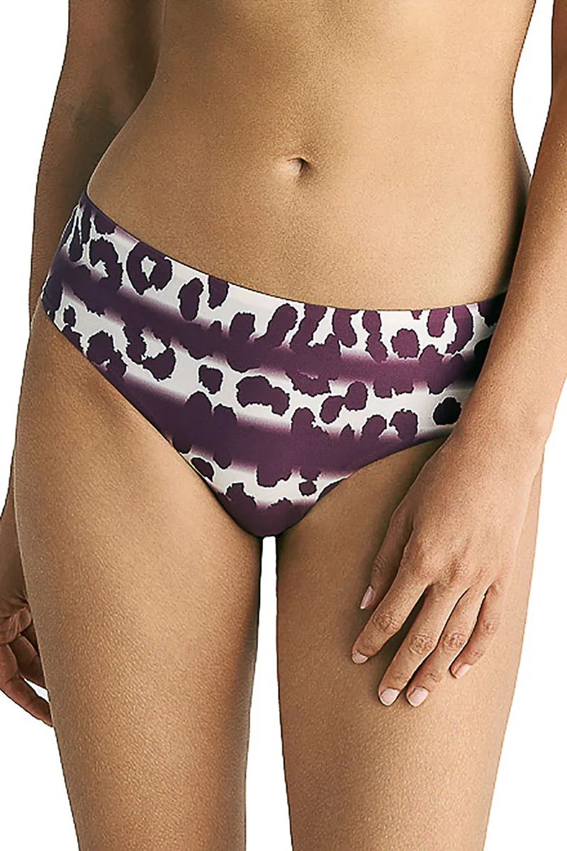 Blu4u Γυναικείο bikini σλιπ κανονικής κάλυψης "Stripes And Spots"-26365513-22