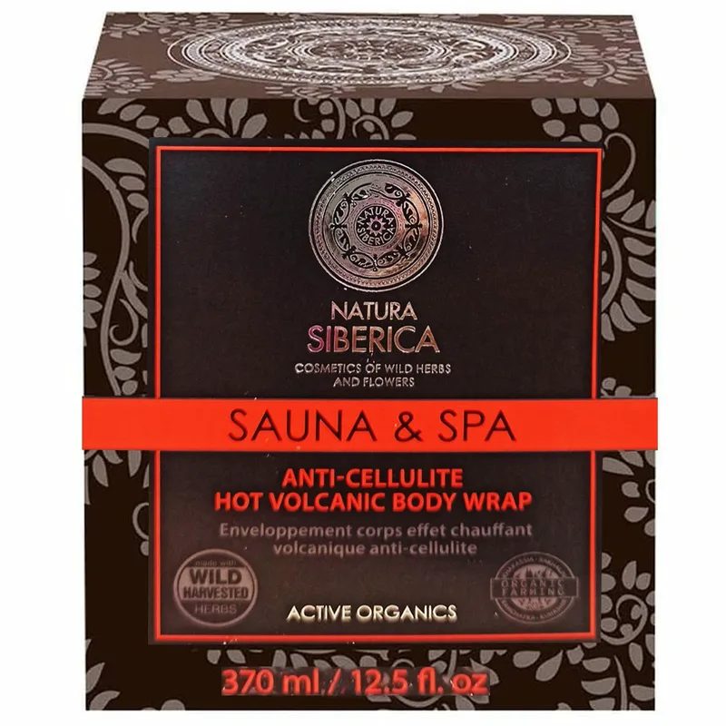 Natura Siberica Sauna & Spa Anti-Cellulite Hot Volcanic Body Wrap Φυσική Ηφαιστειακή Θερμική Λάσπη Σώματος Κατά της Κυτταρίτιδας 370ml