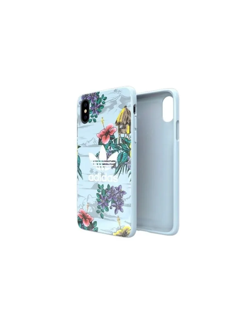 Adidas OR SnapCase Floral case for iPhone X Xs gray