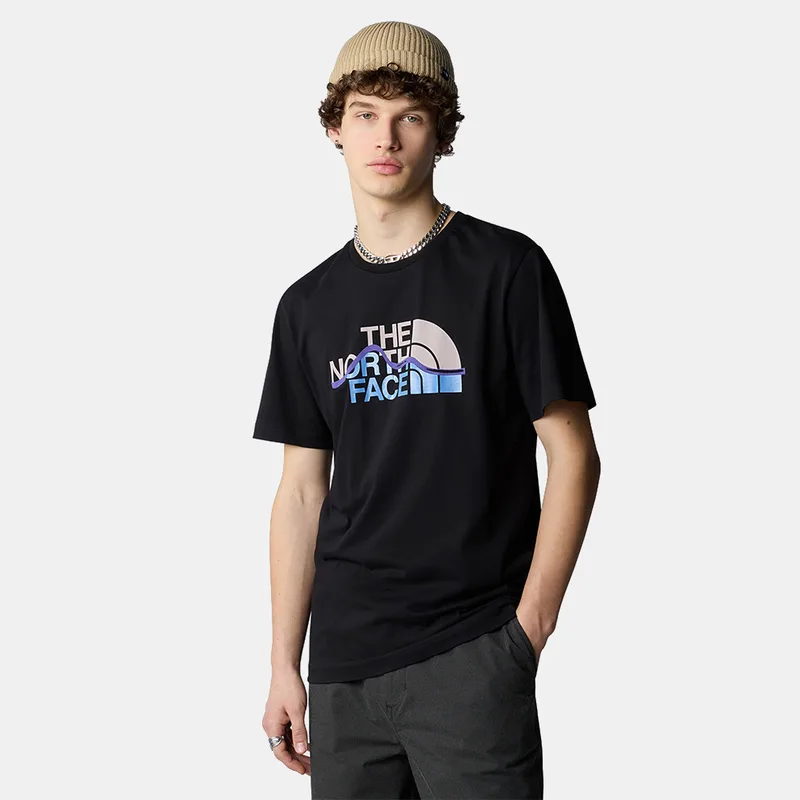 The North Face Mountain Line Ανδρικό T-Shirt (9000174931_4617)