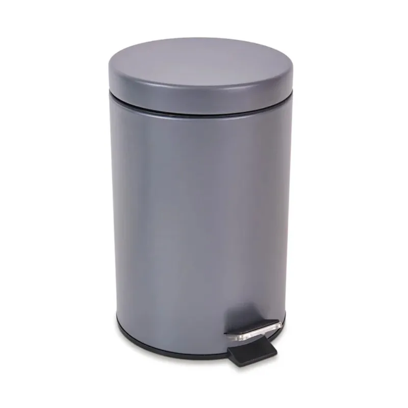 Κάδος Απορριμμάτων Μπάνιου (Φ20x31) Rainbow 7lt Grey Matt 05386.001