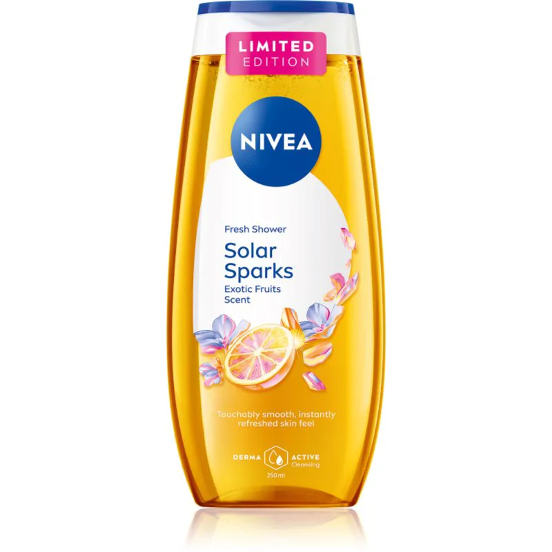 NIVEA Solar Sparks δροσιστικό τζελ ντους 250 ml
