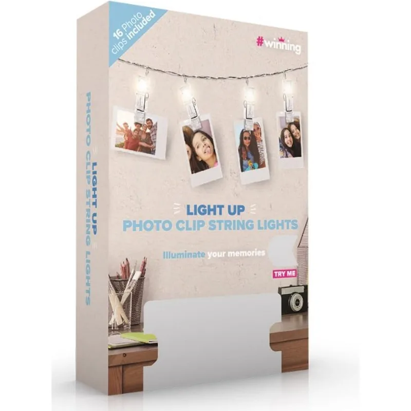 Ταινία LED Διακοσμητική με Κλιπ The Source Winning Light Up Photo Clip String Lights για Ανάρτηση 16 Φωτογραφιών (5056327909835)