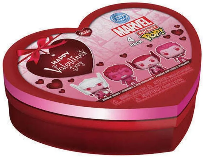 FUNKO POP! MARVEL CLASSIC - HAPPY VALENTINES DAY BOX 4-PACK