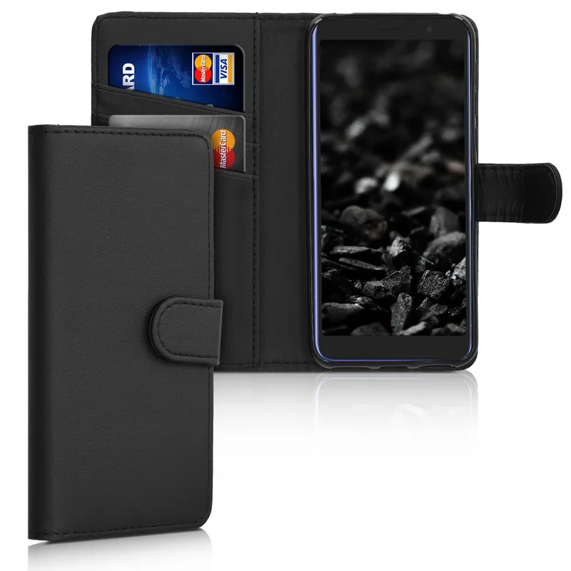 KW Θήκη - Πορτοφόλι Alcatel 1X 2019 - Black (47564.01)