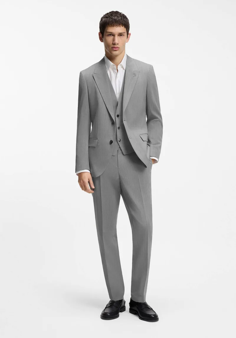 HUGO 3 Pieces Κοστούμι Henry Getlin242V2X - 50553799 482 Grey
