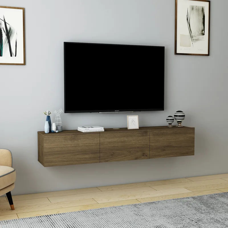 Βάση Τηλεόρασης Denby - Walnut 935Cmn1455 (160x29,6x31,4)