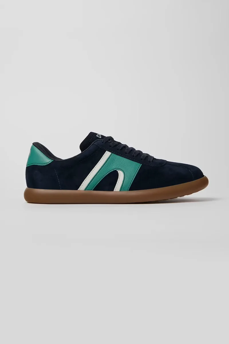 Camper ανδρικά nubuck sneakers "Pelotas Soller" - K100937-027 Μπλε Σκούρο