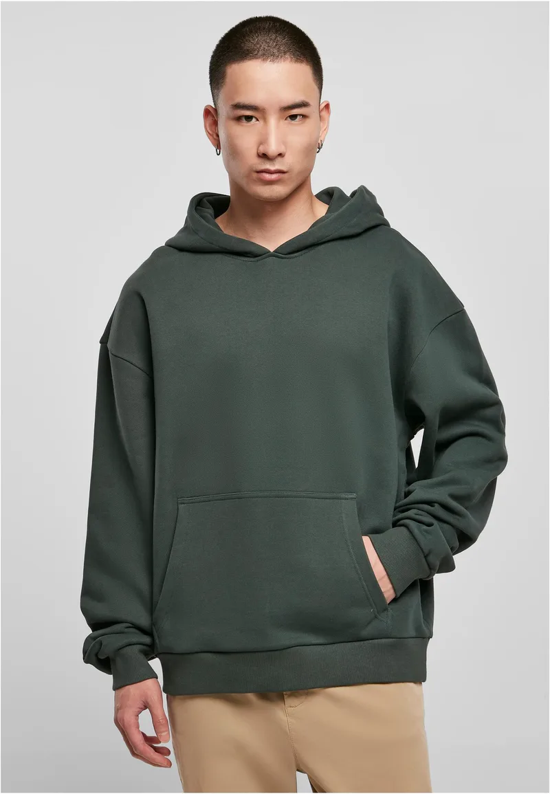 Φούτερ με Κουκούλα Ultra Heavy TB4925-02245 Urban Classics Bottlegreen