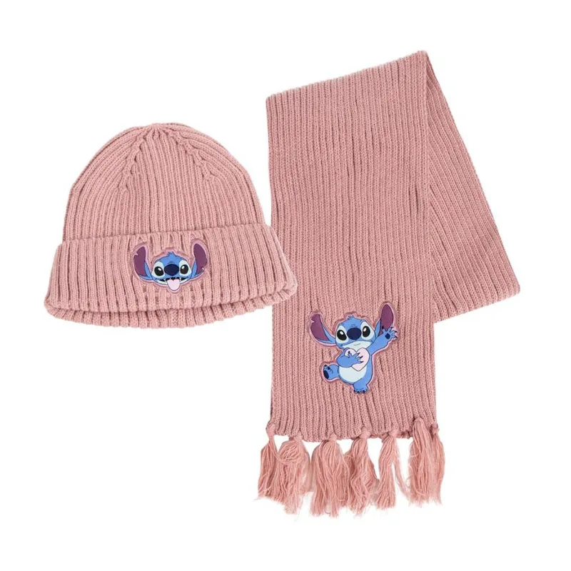 Disney Stitch Σετ Σκούφος + Κασκόλ