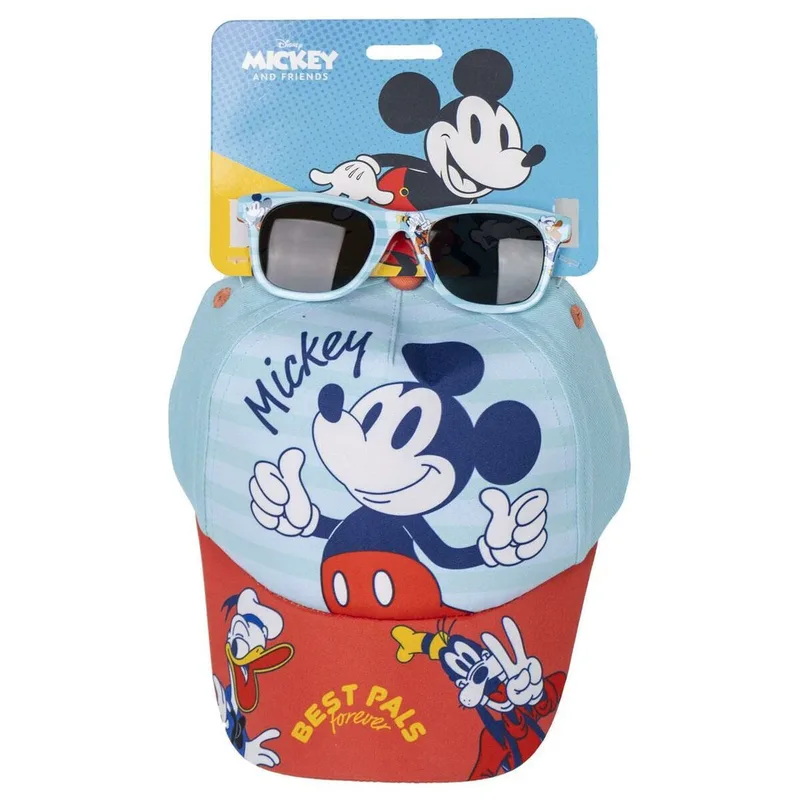 Σετ Καπελο Jockey Γυαλια "mickey Mouse" 3+ Ετων Disney Μπλε