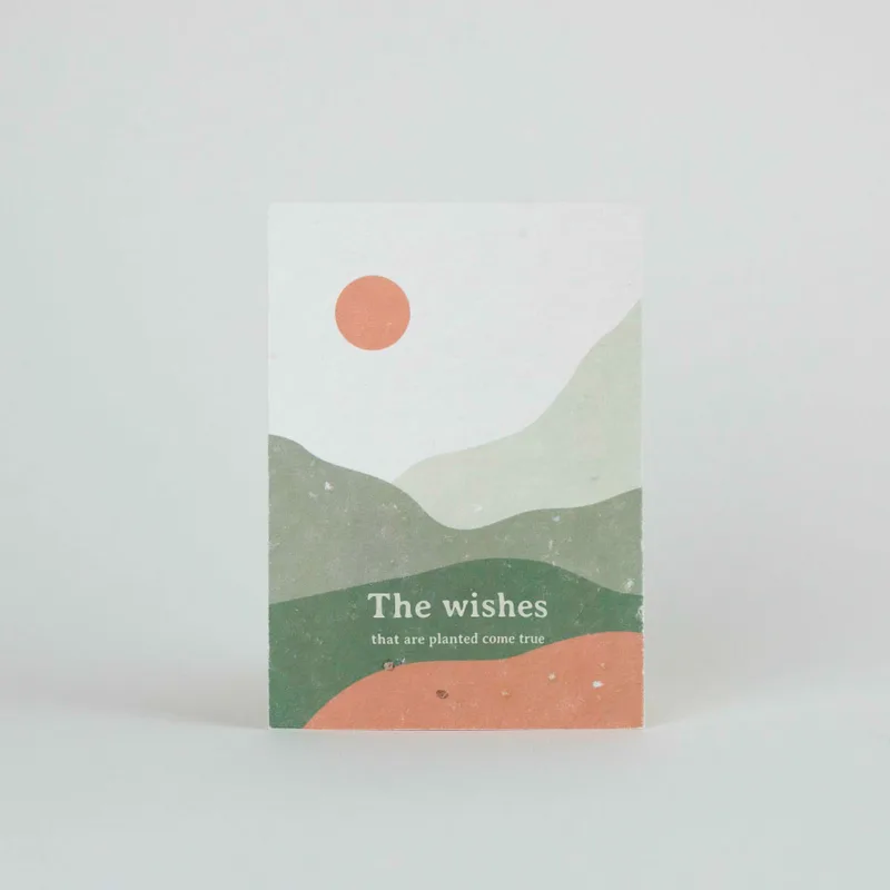 Plantable Postcard – The wishes that are planted come true