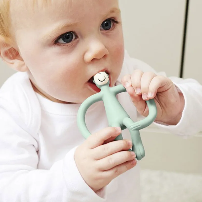 Μασητικό Matchstick Monkey Teething Toy Mint Green