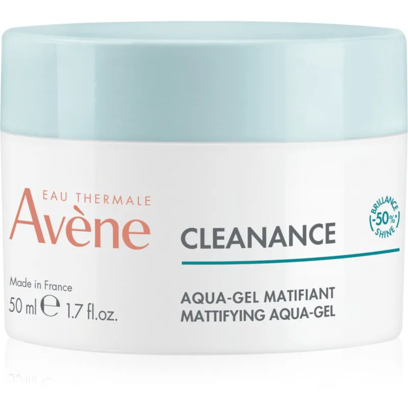 Avène Cleanance Mattifying Aqua-Gel ενυδατική τζελ κρέμα για ματ όψη για μικτή και λιπαρή επιδερμίδα 50 ml