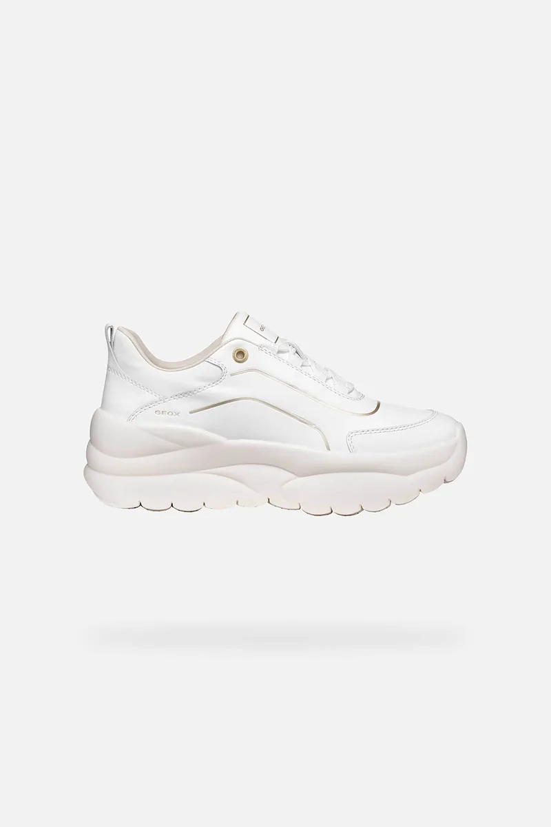 Geox γυναικεία sneakers "D Xtors" - D651FA085FUC1000 Λευκό